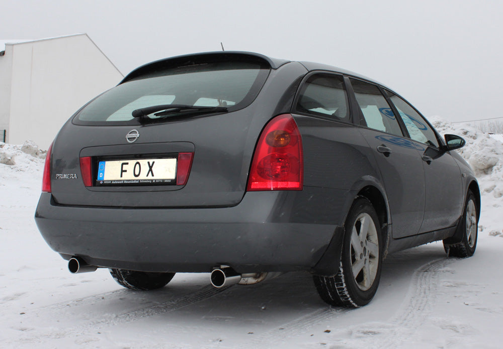 Fox passend fürNissan Primera P12 Traveller Endschalldämpfer Ausgang rechts/links - 1x90 Typ 12 rechts/links