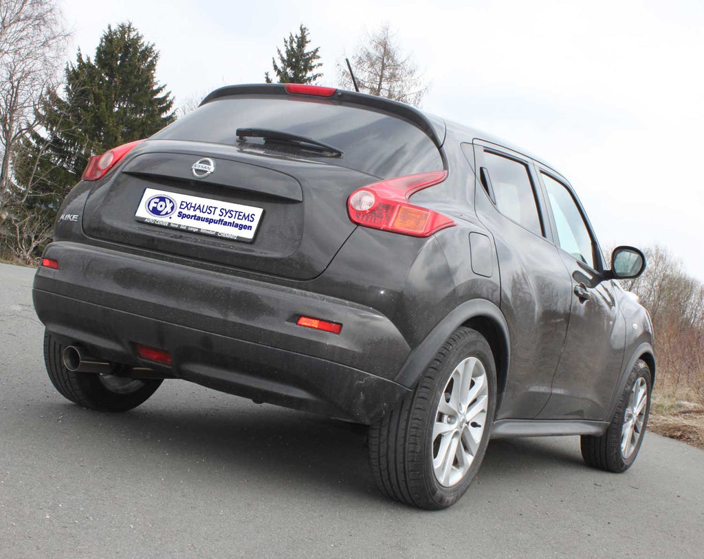 Fox passend für Nissan Juke - F15 (Frontantrieb) Endschalldämpfer - 1x90 Typ 25