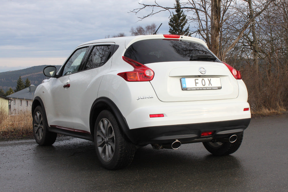 Fox passend fürNissan Juke - F15 (Allrad) Endschalldämpfer quer Ausgang rechts/links - 115x85 Typ 32 rechts/links