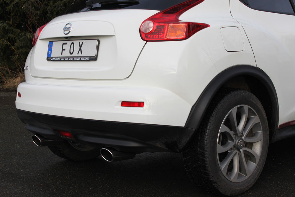 Fox passend fürNissan Juke - F15 (Allrad) Endschalldämpfer quer Ausgang rechts/links - 115x85 Typ 32 rechts/links
