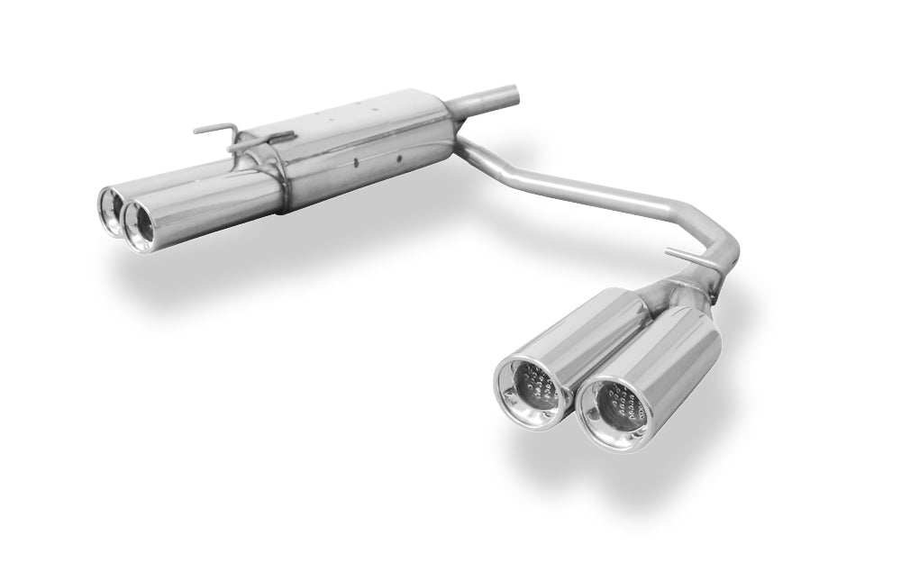 Fox passend fürOpel Corsa B Endschalldämpfer Ausgang rechts/links Ø60mm - 2x80 Typ 13 rechts/links