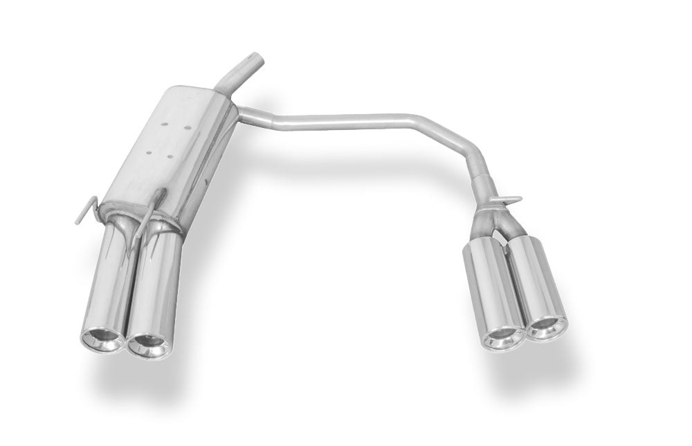 Fox passend für Opel Corsa B Endschalldämpfer Ausgang rechts/links Ø60mm - 2x80 Typ 13 rechts/links