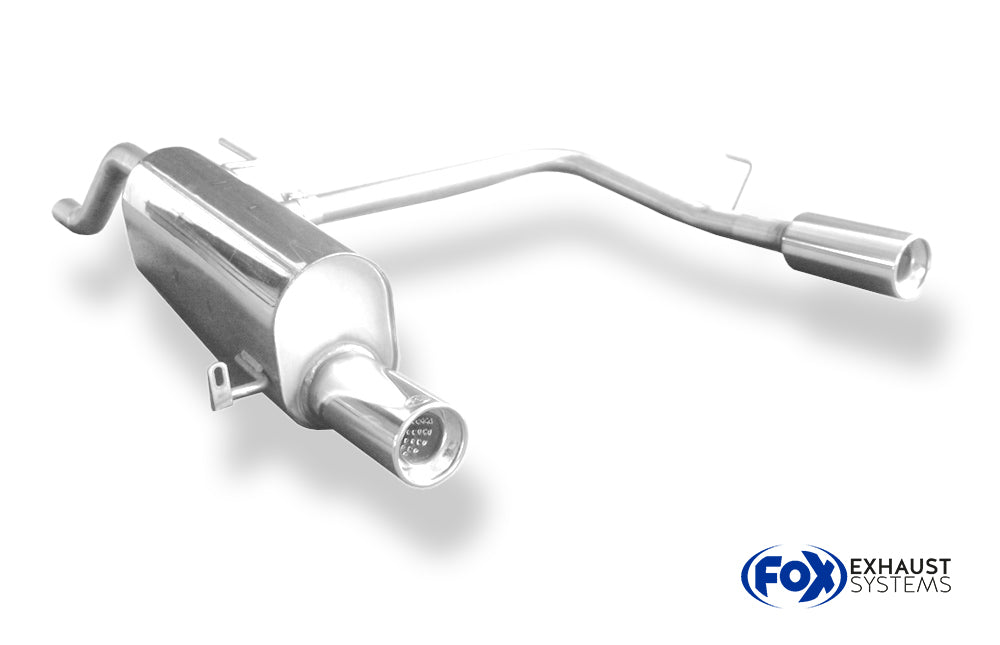 Fox passend fürOpel Corsa D - Sportheck und OPC Line Endschalldämpfer Ausgang rechts/links - 1x90 Typ 13 rechts/links