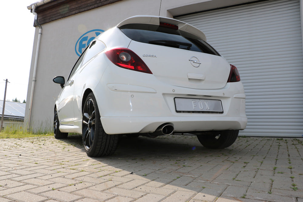 Fox passend fürOpel Corsa D - Sportheck und OPC Line Endschalldämpfer - 115x85 Typ 32