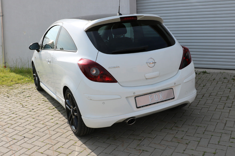 Fox passend fürOpel Corsa D - Sportheck und OPC Line Endschalldämpfer - 115x85 Typ 32
