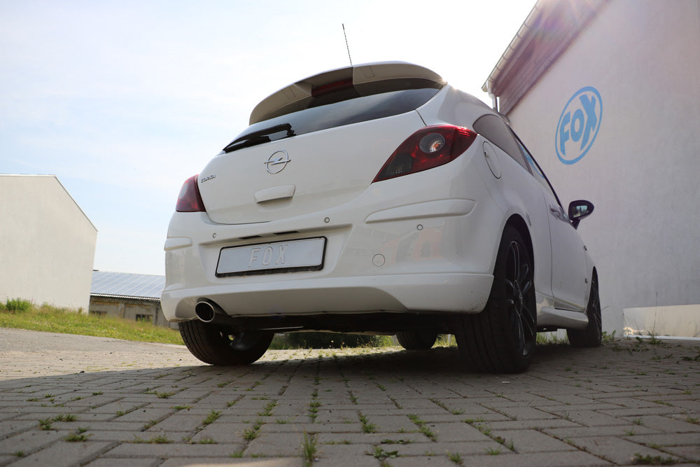 Fox passend fürOpel Corsa D - Sportheck und OPC Line Endschalldämpfer - 115x85 Typ 32