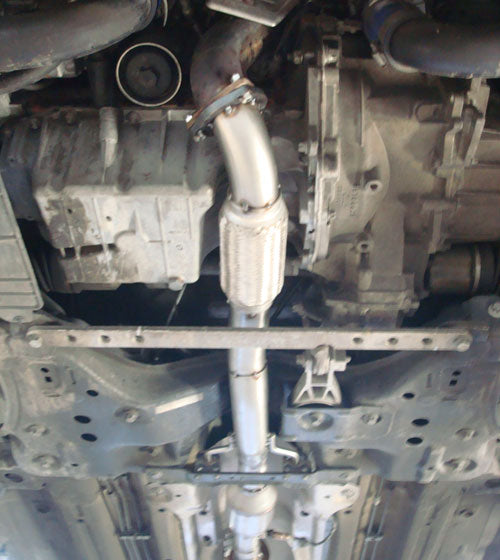Fox passend fürOpel Corsa D GSI/OPC - EURO 4 Downpipe inkl. 200Zeller Katalysator mit Euro 4-Norm