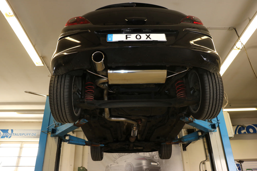 Fox passend fürOpel Corsa D GSI Endschalldämpfer quer Ausgang einseitig - 1x100 Typ 16