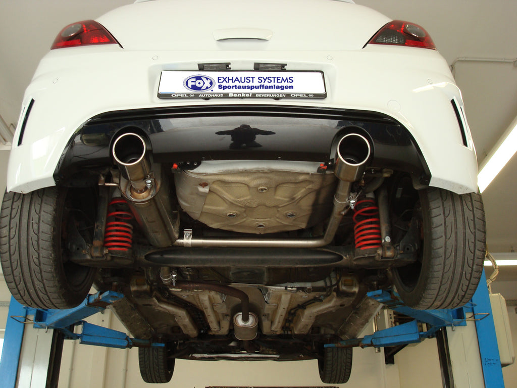 Fox passend für Opel Corsa D - NRE-Edition Stoßstange Endschalldämpfer Ausgang rechts/links - 1x100 Typ 16 rechts/links