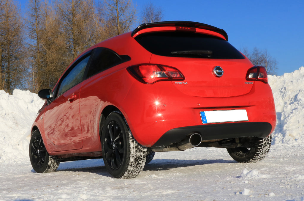 Fox passend fürOpel Corsa E Endschalldämpfer - 129x106 Typ 44