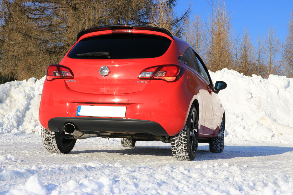 Fox passend fürOpel Corsa E Endschalldämpfer - 129x106 Typ 44