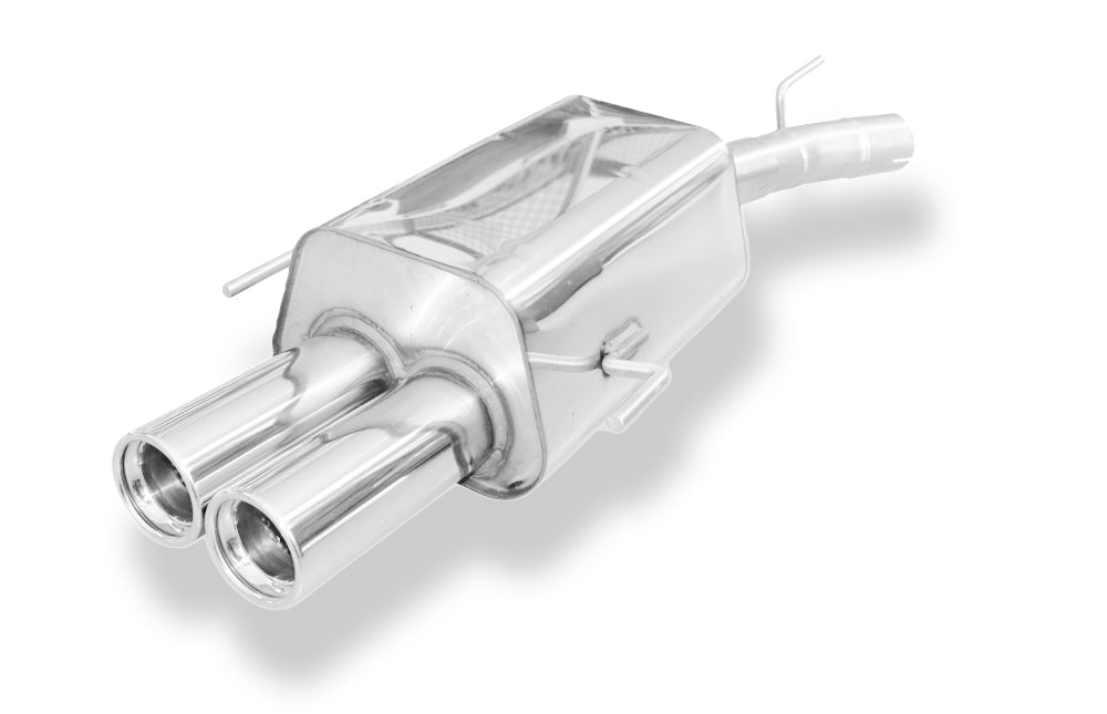Fox passend fürOpel Astra G-CC Endschalldämpfer Ø60mm - 2x80 Typ 13