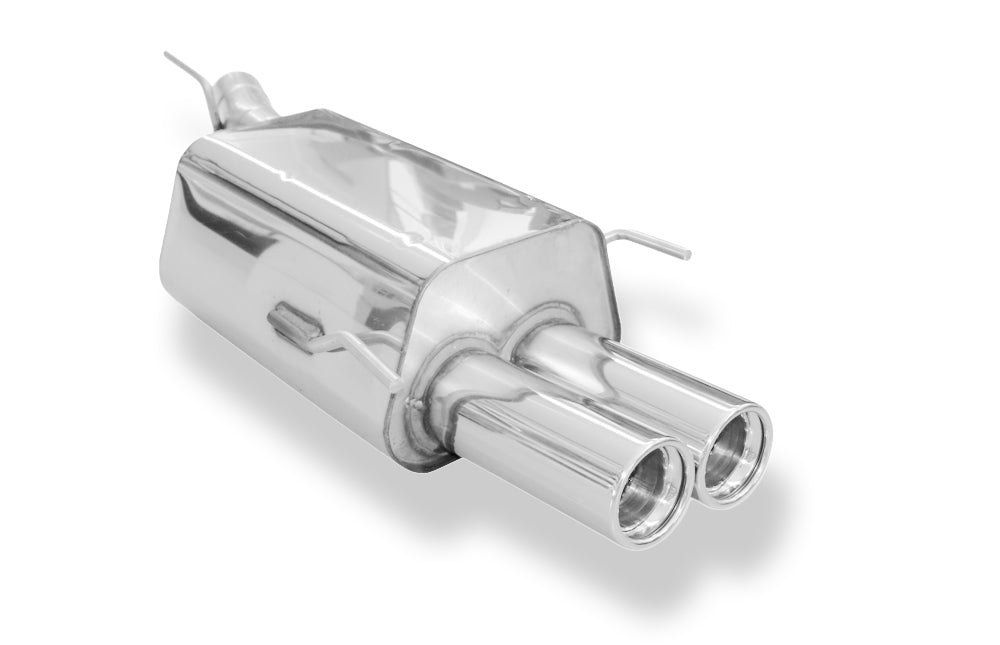 Fox passend für Opel Astra G-CC Endschalldämpfer Ø60mm - 2x80 Typ 13
