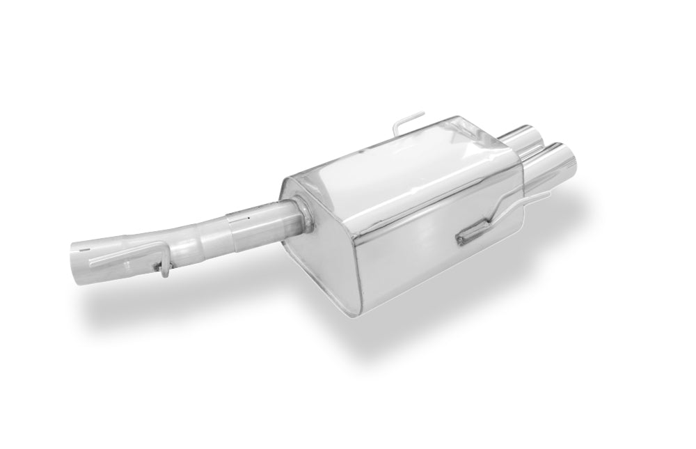 Fox passend fürOpel Astra G-CC Endschalldämpfer Ø60mm - 2x80 Typ 13