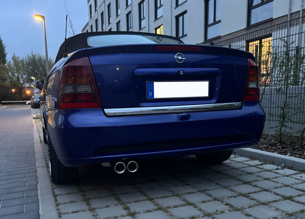 Fox passend fürOpel Astra G Coupe/ Cabrio Endschalldämpfer Ø60mm - 2x76 Typ 13