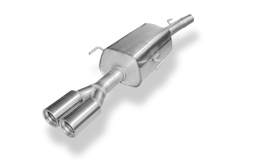 Fox passend fürOpel Astra G Coupe/ Cabrio Endschalldämpfer Ø60mm - 2x76 Typ 13