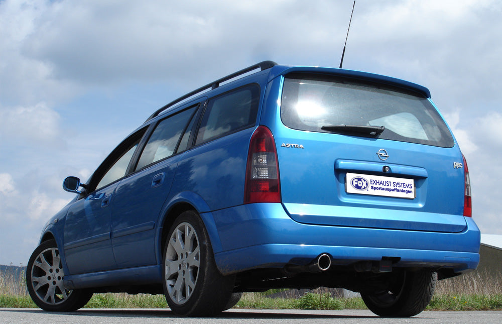 Fox passend fürOpel Astra G OPC Caravan Endschalldämpfer - 1x90 Typ 17