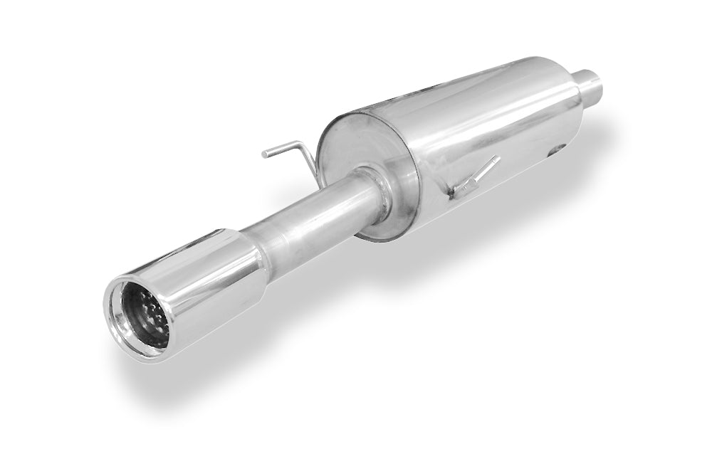 Fox passend fürOpel Astra G Coupe Turbo Endschalldämpfer einflutig Ø70mm - 1x90 Typ 13