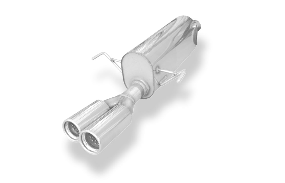 Fox passend fürOpel Astra H Caravan Turbo Endschalldämpfer Ø63,5mm - 2x76 Typ 13
