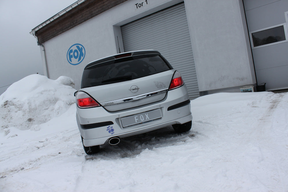 Fox passend fürOpel Astra H/ Astra H GTC Turbo mit Ausschnitt Endschalldämpfer einseitig - 115x85 Typ 32