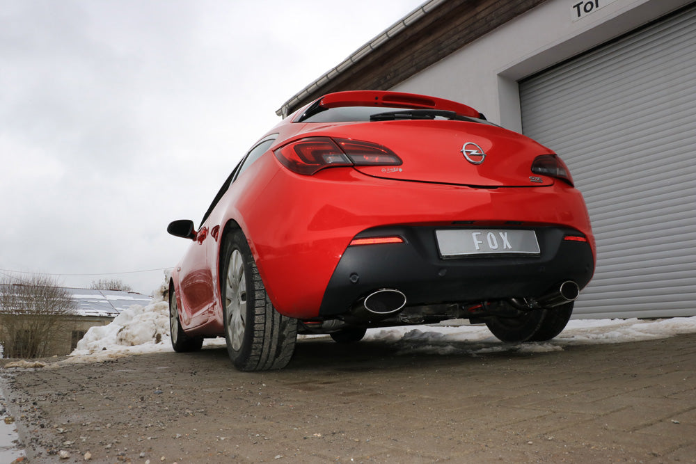 Fox passend für Opel Astra J GTC Endschalldämpfer quer Ausgang rechts/links - 160x90 Typ 38 rechts/links