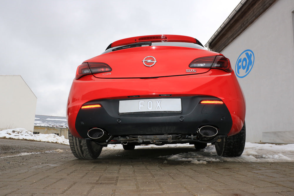 Fox passend fürOpel Astra J GTC Endschalldämpfer quer Ausgang rechts/links - 160x90 Typ 38 rechts/links