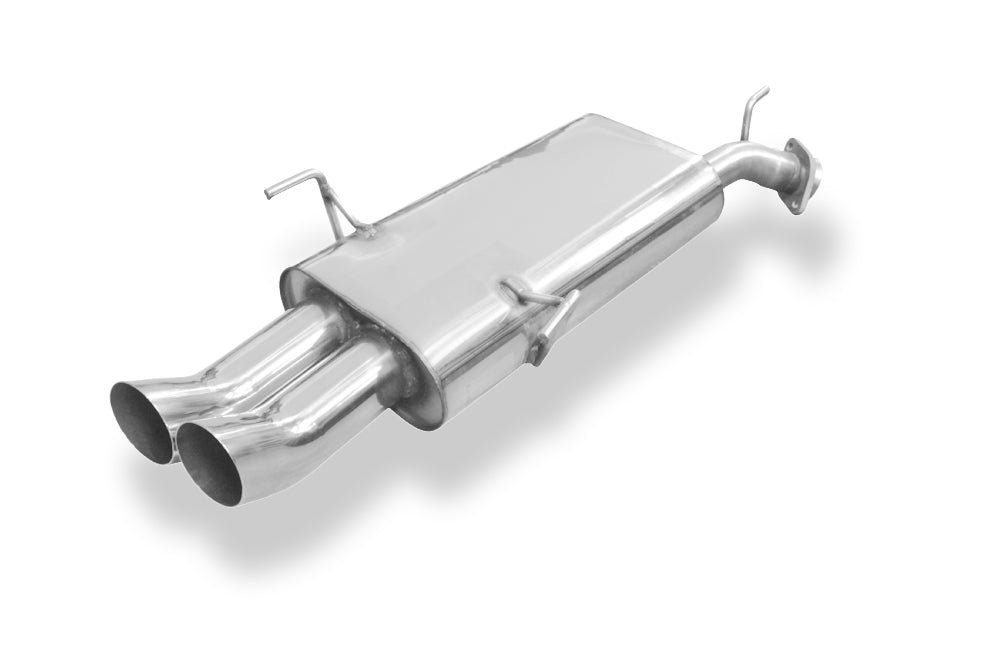 Fox passend fürOpel Vectra B - Bj. 94`-9/99` Endschalldämpfer Ø55mm - 2x76 Typ 18