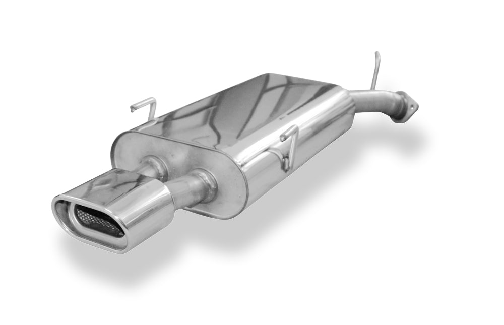 Fox passend für Opel Vectra B - Bj. ab 9/99` Endschalldämpfer Ø55mm - 135x80 Typ 53