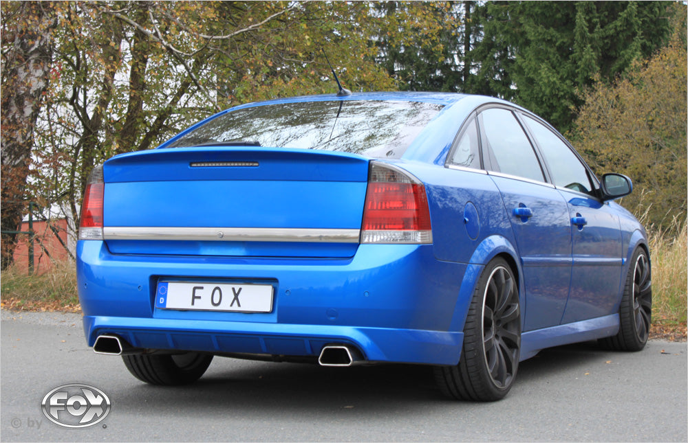 Fox passend fürOpel Vectra C OPC Limousine Endschalldämpfer rechts/links - 142x78 Typ 61 rechts/links