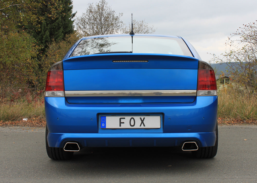 Fox passend fürOpel Vectra C OPC Limousine Endschalldämpfer rechts/links - 142x78 Typ 61 rechts/links