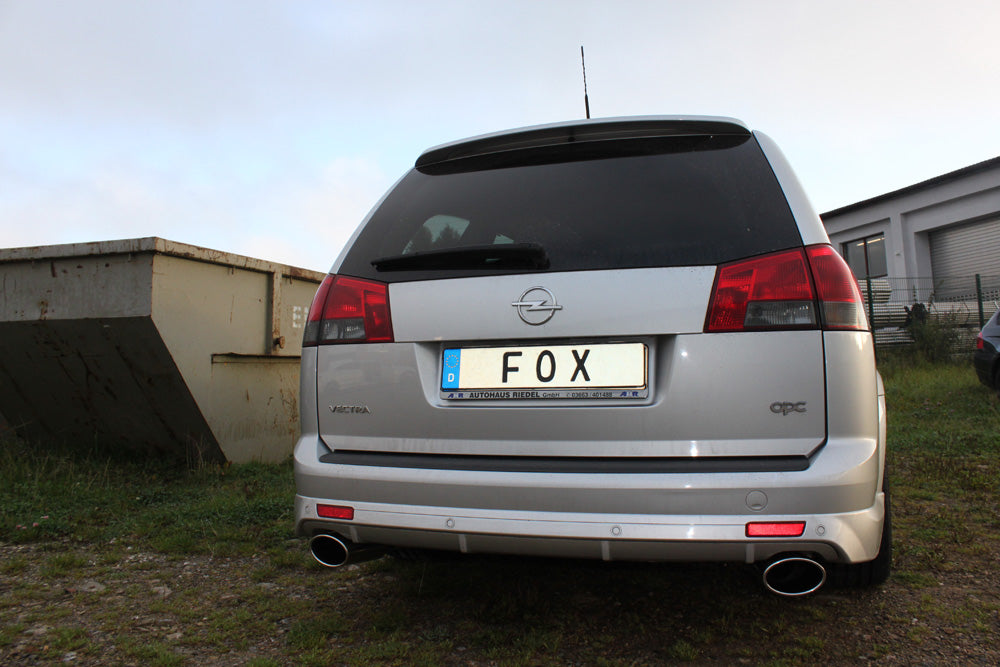 Fox passend fürOpel Vectra C OPC Caravan Endschalldämpfer rechts/links - 140x90 Typ 32 rechts/links