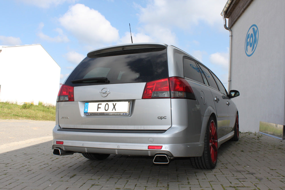 Fox passend fürOpel Vectra C OPC Caravan Endschalldämpfer rechts/links - 142x78 Typ 61 rechts/links