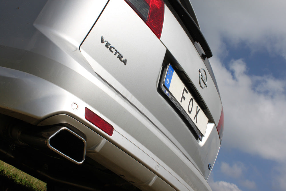 Fox passend fürOpel Vectra C OPC Caravan Endschalldämpfer rechts/links - 142x78 Typ 61 rechts/links