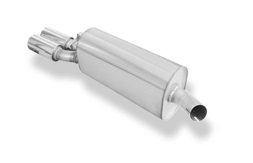 Fox passend fürOpel Calibra A/ Calibra A 4x4 Endschalldämpfer Ø50mm - 2x80 Typ 13