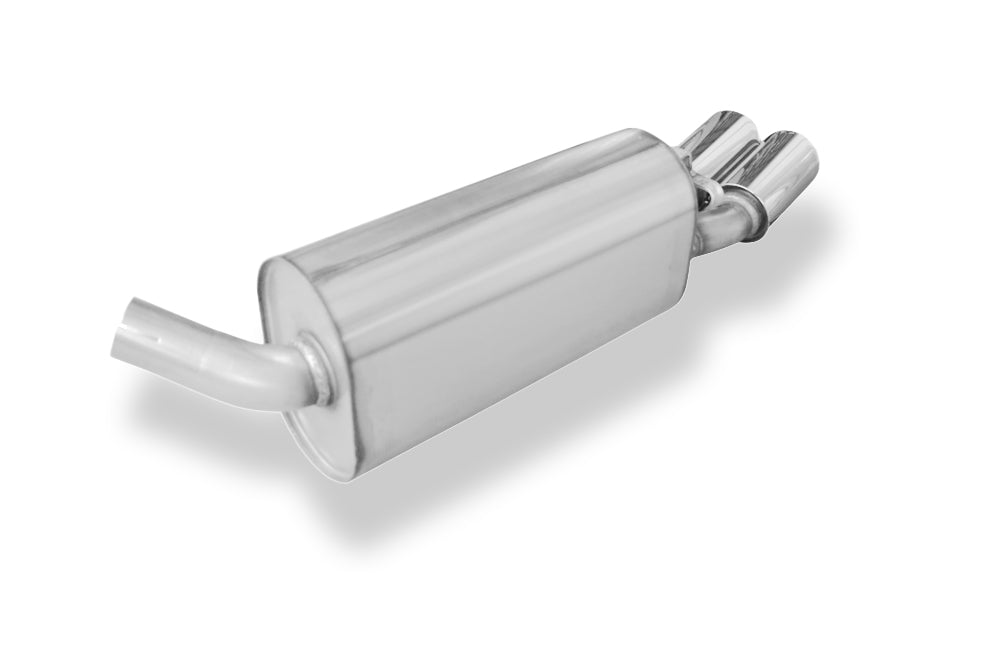 Fox passend fürOpel Calibra A/ Calibra A 4x4 Endschalldämpfer Ø50mm - 2x80 Typ 13