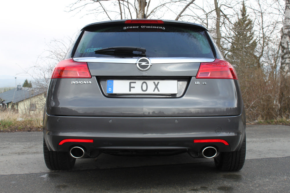 Fox passend fürOpel Insignia A - 4x4 Sports Tourer Endschalldämpfer rechts/links - 115x85 Typ 38 rechts/links