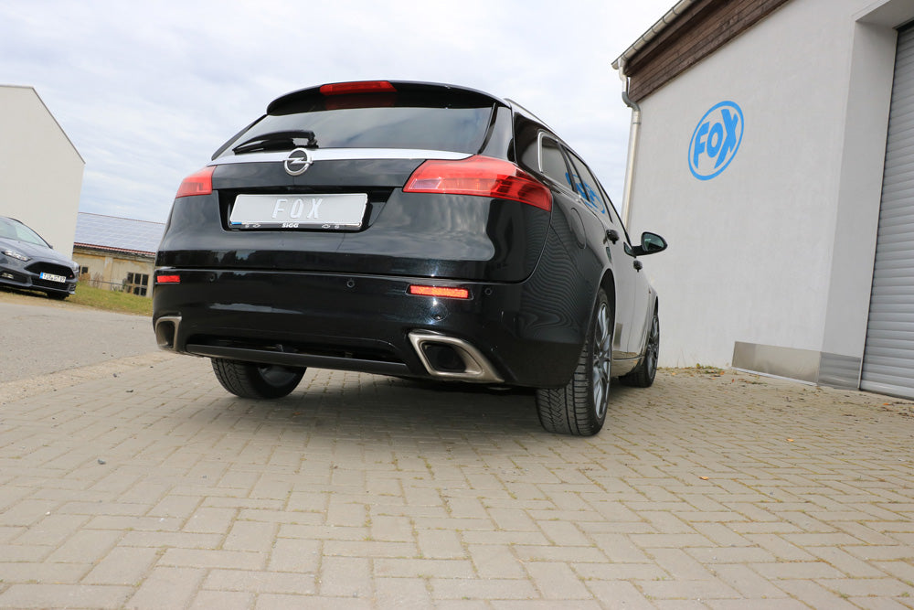 Fox passend fürOpel Insignia A - OPC Sports Tourer Endschalldämpfer rechts/links - Ausgang der Endrohre in den originalen Ausgängen