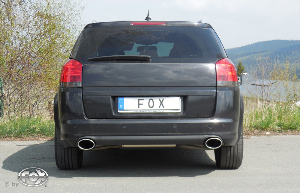 Fox passend fürOpel Signum Sportheck Endschalldämpfer Ausgang rechts/links - 140x90 Typ 44 rechts/links