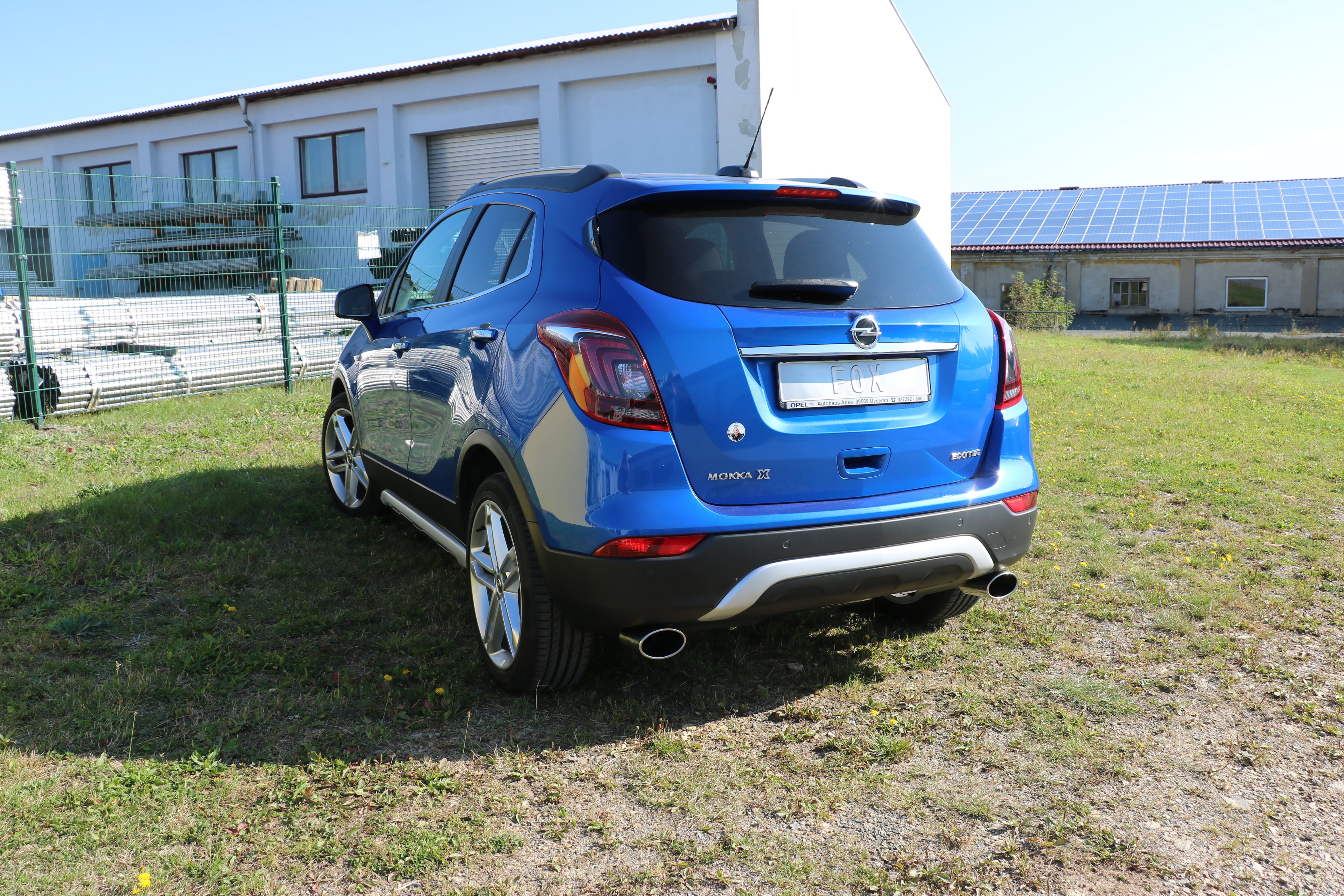 Fox passend für Opel Mokka 4x4 & 4x2 Endschalldämpfer rechts/links - 140x90 Typ 32 rechts/links