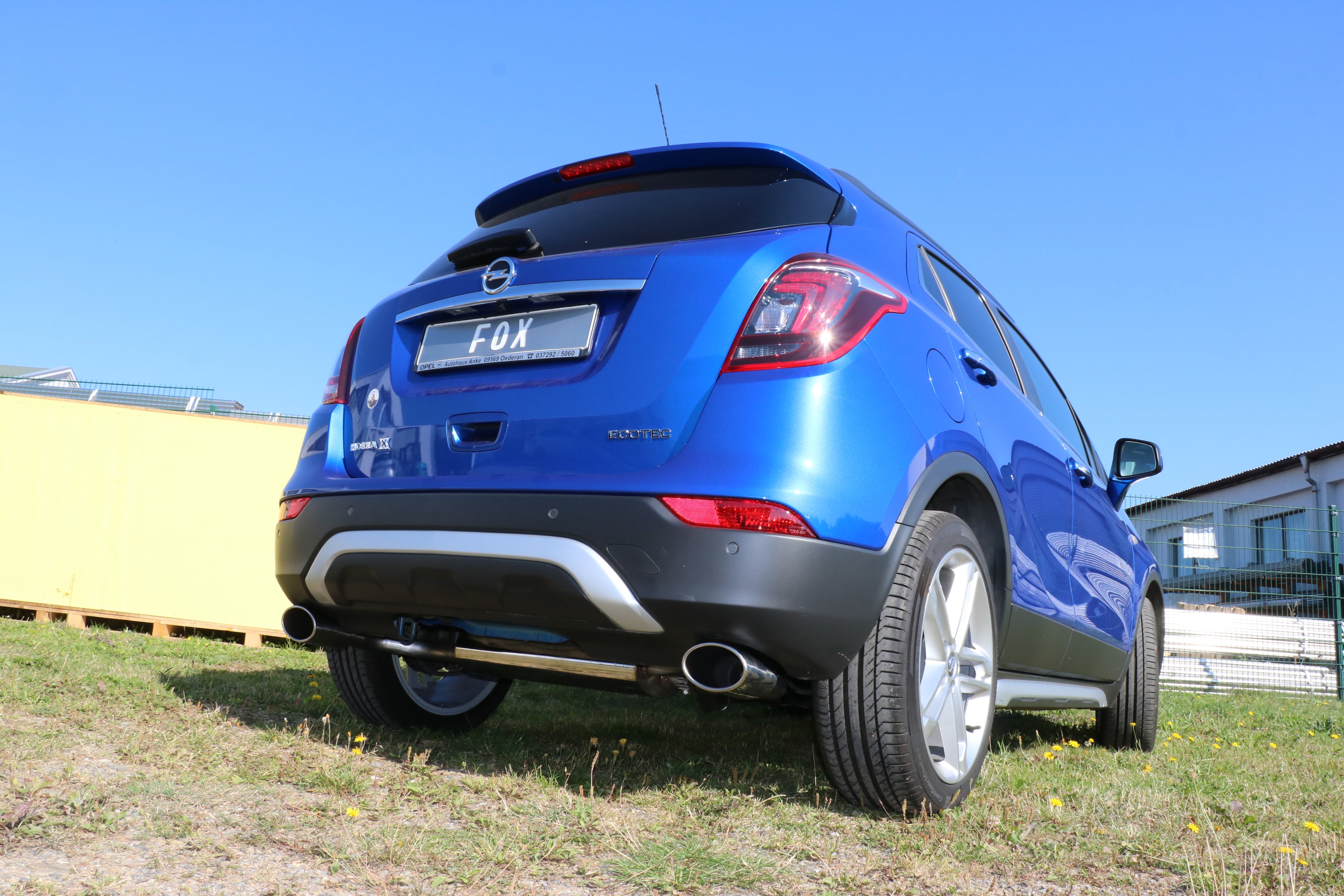 Fox passend fürOpel Mokka 4x4 & 4x2 Endschalldämpfer rechts/links - 140x90 Typ 32 rechts/links