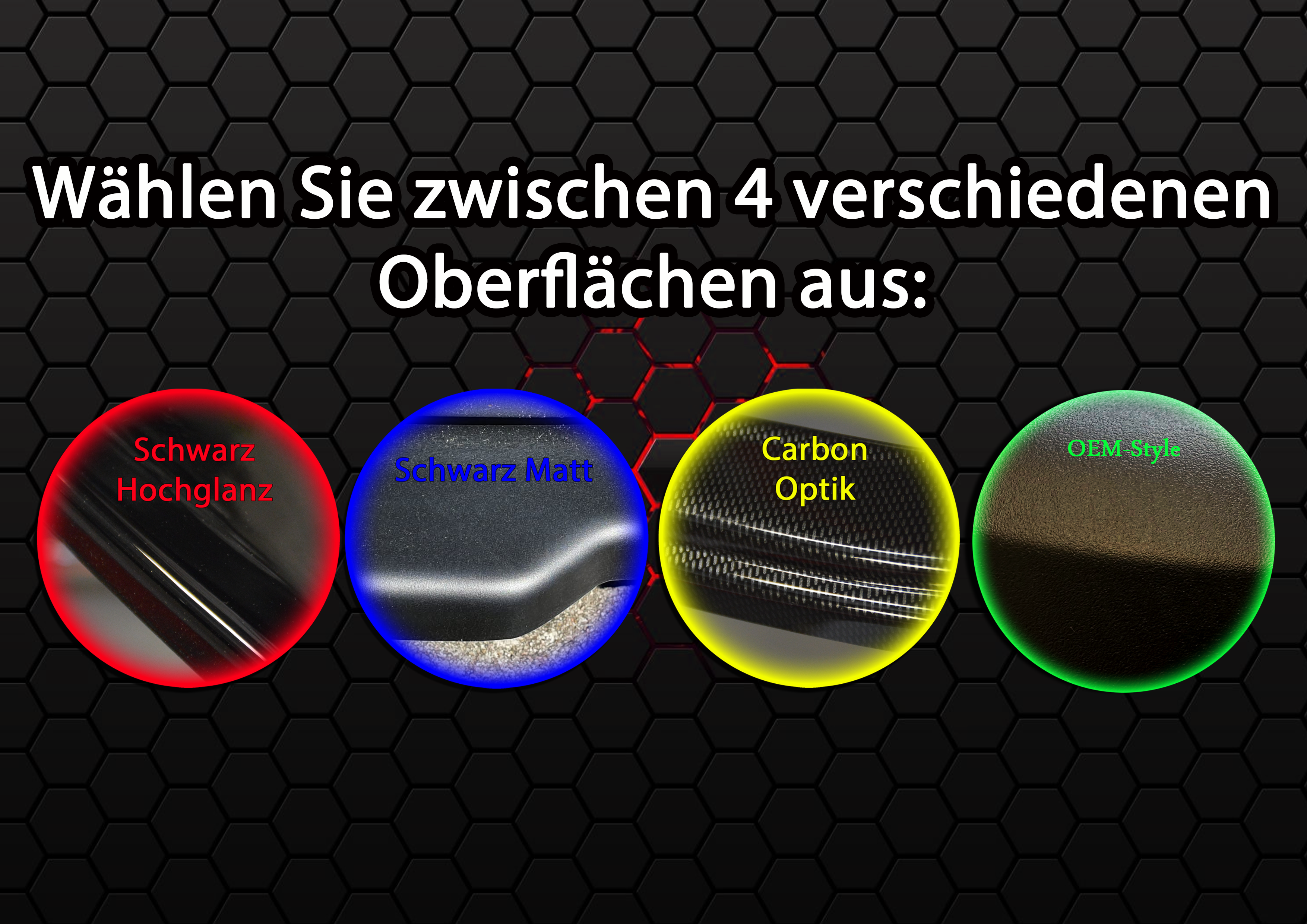 Cuplippe Frontspoilerlippe mit Wings  aus ABS für Audi S5 B8