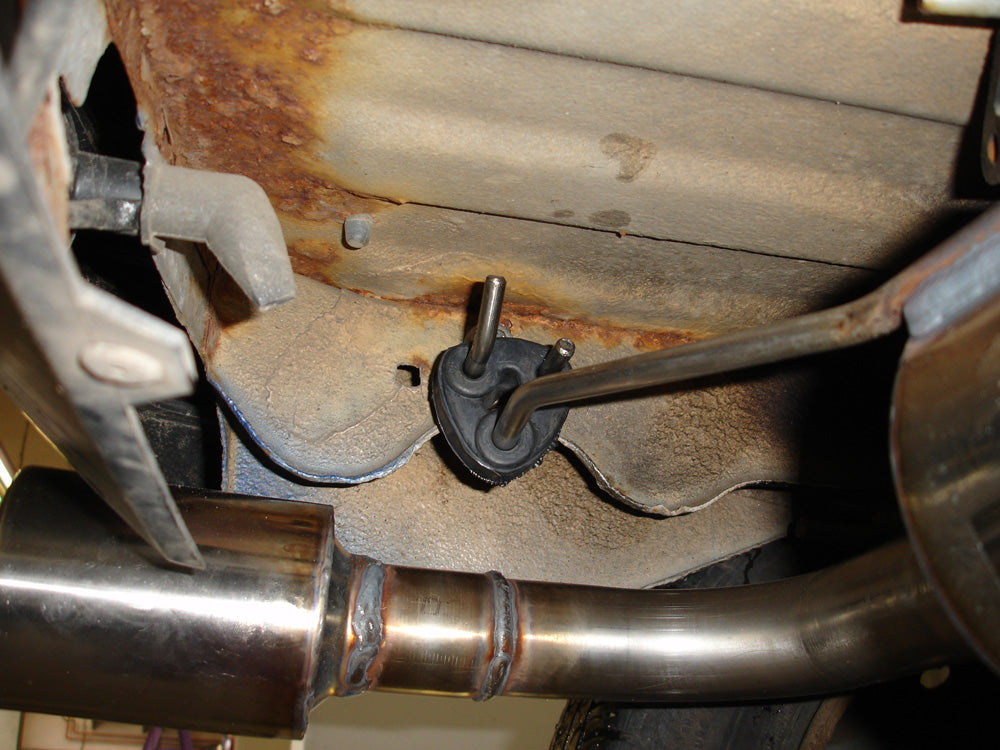 Fox passend fürPeugeot 205 Endschalldämpfer quer Ausgang rechts/links - 1x90 Typ 13 rechts/links