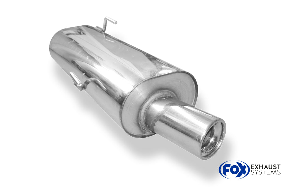 Fox passend fürPeugeot 206 Limousine/ CC Endschalldämpfer - 1x90 Typ 13