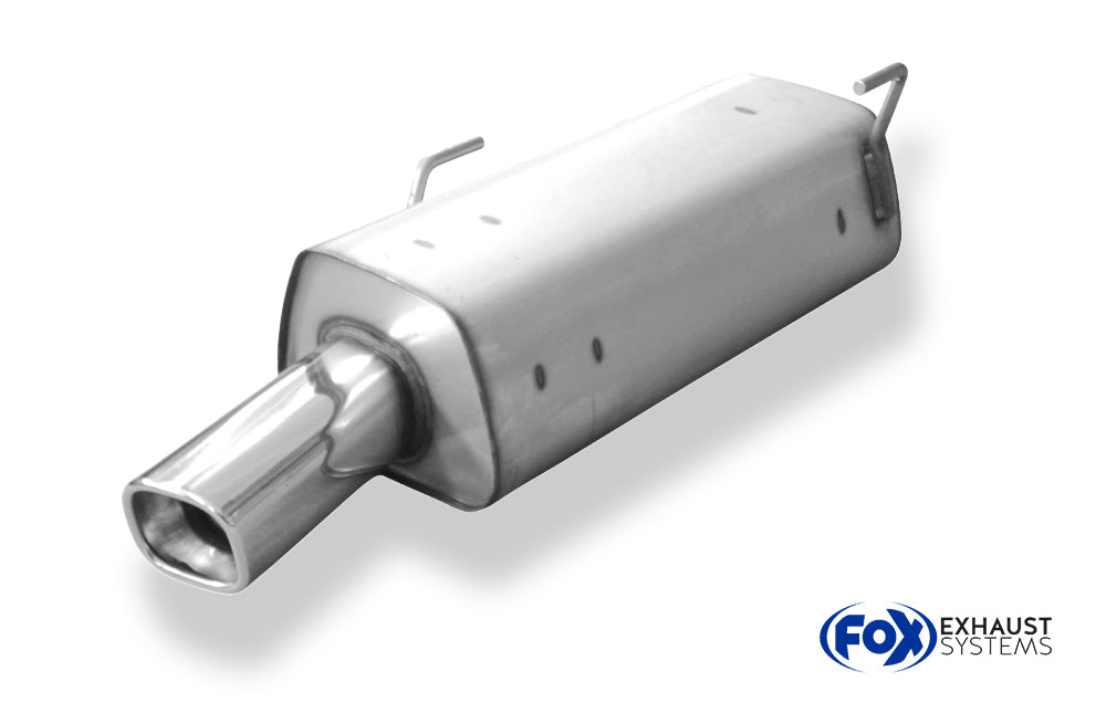 Fox passend für206 Limousine/ CC Endschalldämpfer - 88x79 Typ 71