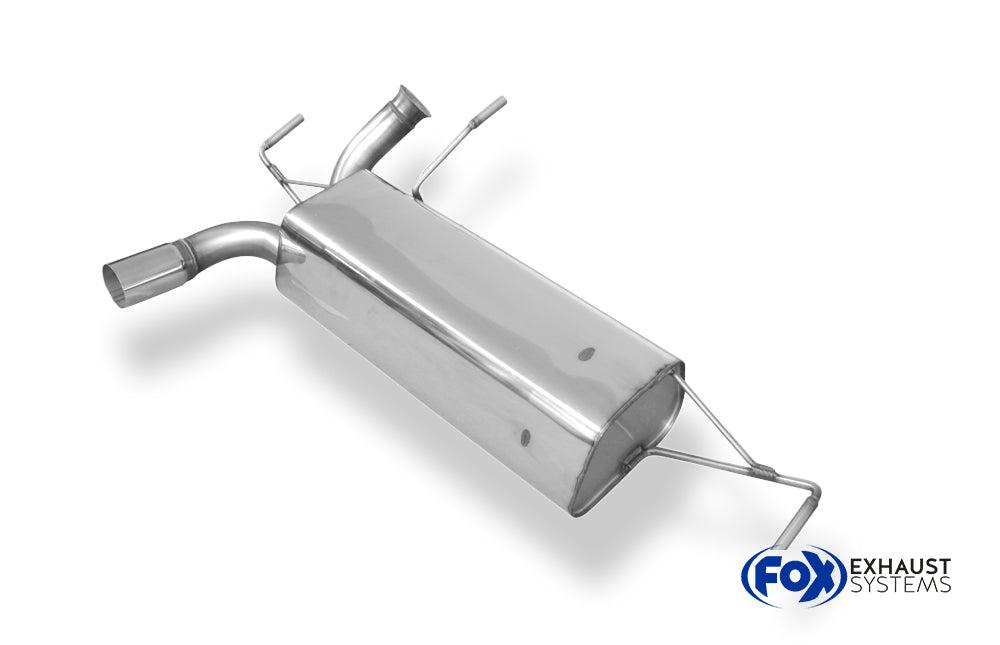 Fox passend für Peugeot 206 RC Endschalldämpfer quer - 1x76 Typ 10