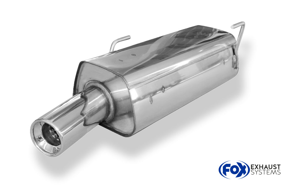 Fox passend fürPeugeot 206 S16/ S16 Cabrio Endschalldämpfer - 1x90 Typ 13