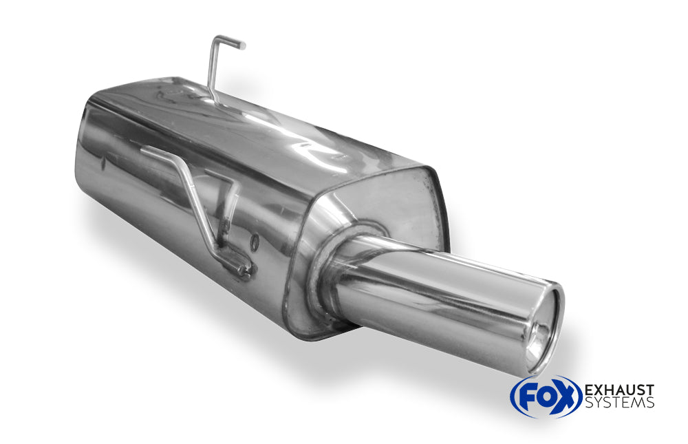 Fox passend für Peugeot 206 S16/ S16 Cabrio Endschalldämpfer - 1x90 Typ 13