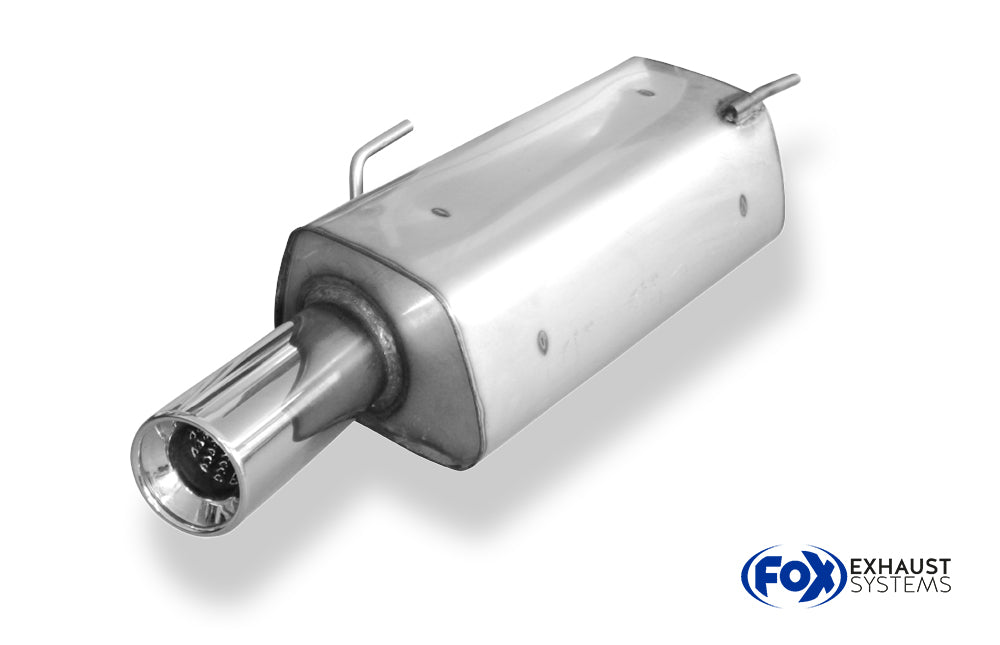 Fox passend fürPeugeot 206 Limousine/ CC Endschalldämpfer  - 1x90 Typ 13