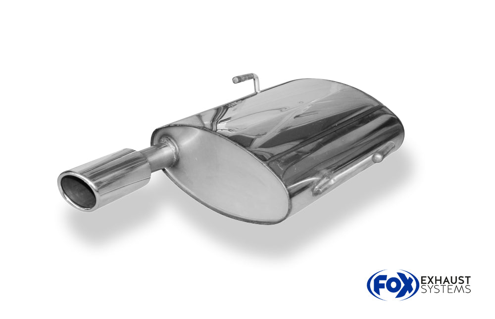 Fox passend für Peugeot 206 SW Endschalldämpfer - 88x74 Typ 32