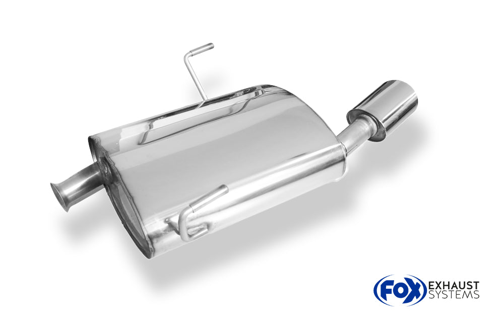 Fox passend fürPeugeot 206 SW Endschalldämpfer - 106x71 Typ 32